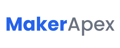 MakerApex logo — the MakerApex wordmark (3D Printing)